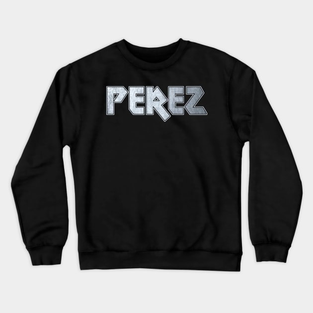 Heavy metal Perez Crewneck Sweatshirt by KubikoBakhar